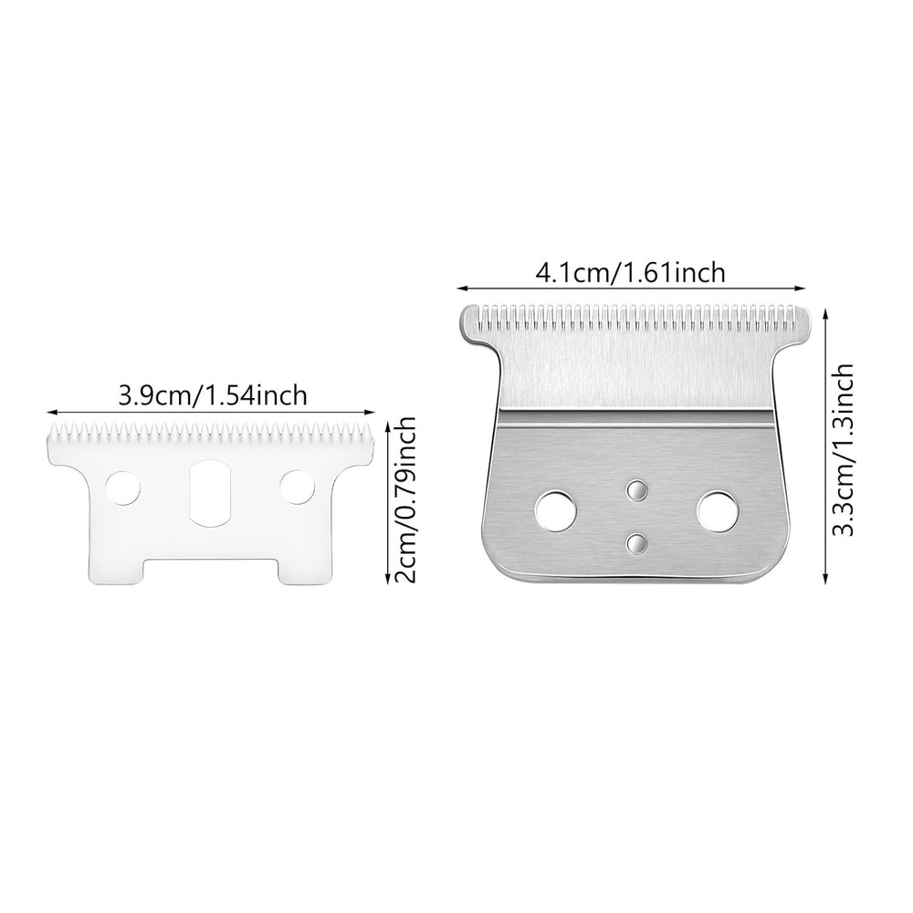 Professional T-Blade Replacement for Andis T-Outliner - Ceramic & Steel Sharp