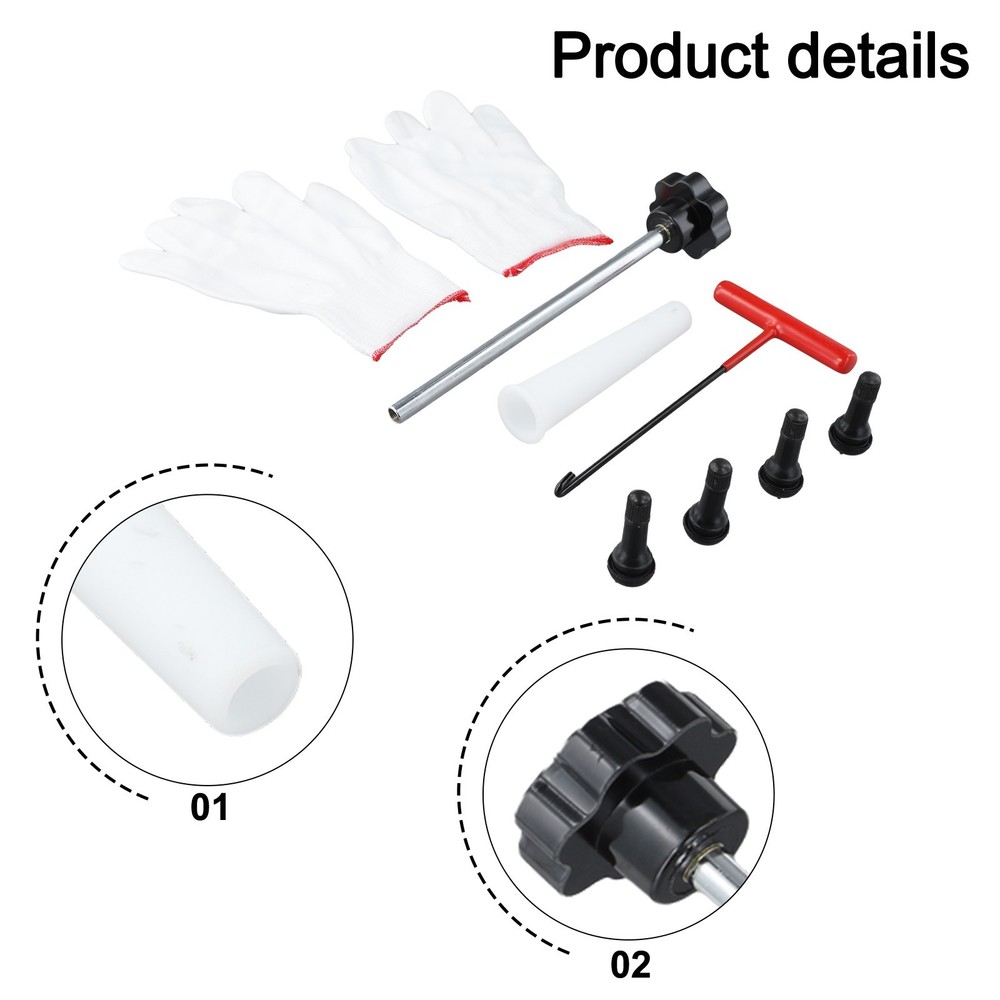 7PCS Tire Valve Change Tool for Quick Stem Replacement and Maintenance