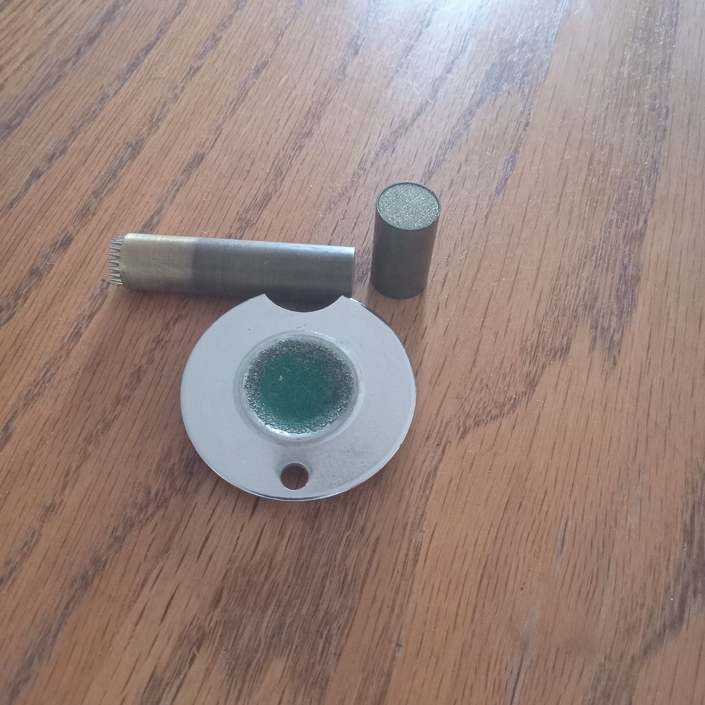 Pool Cue Tools Tip Tool Solid Brass, Williards Cue Shaper Nickel Radius USA