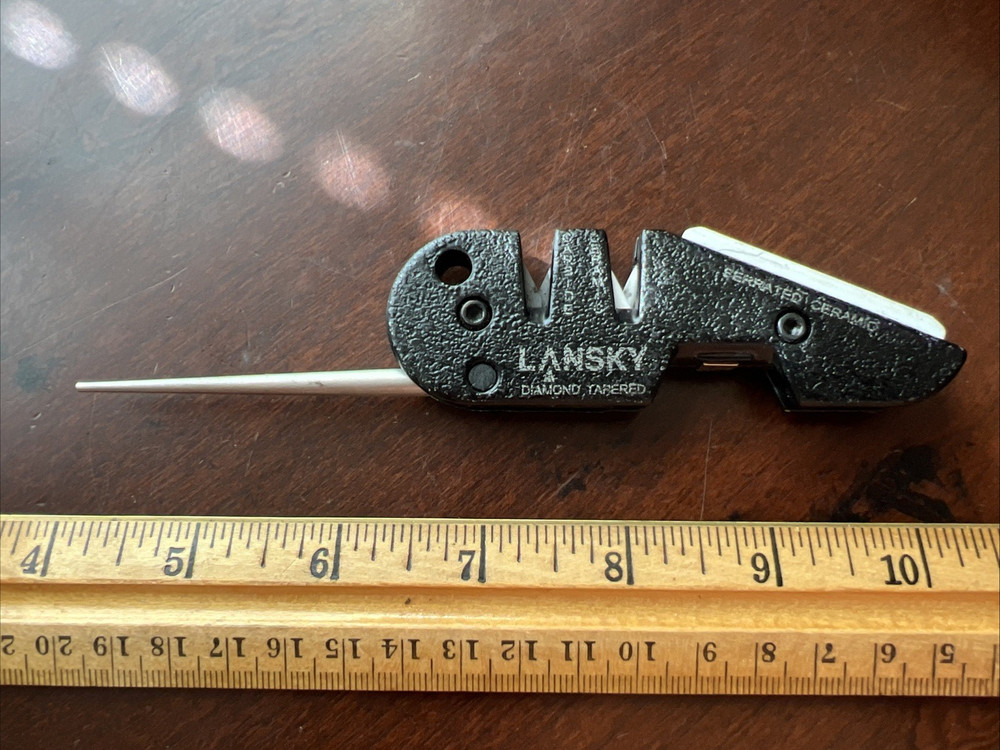 Lansky Blade medic Knife Sharpener Diamond Ceramic Pocket Sharpener