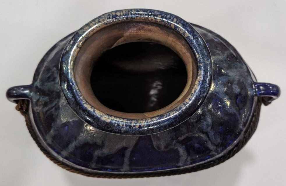 Home decor Blue Vase Vessel