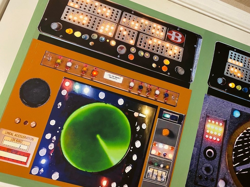 Jupiter 2 cock pit poly print computer tunnel Lost in space prop YES!