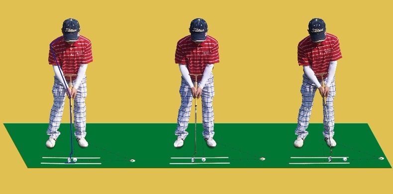 Golf Putting Training Aid Hands Arms Wrist Lock Stroke T-Shaped Practice