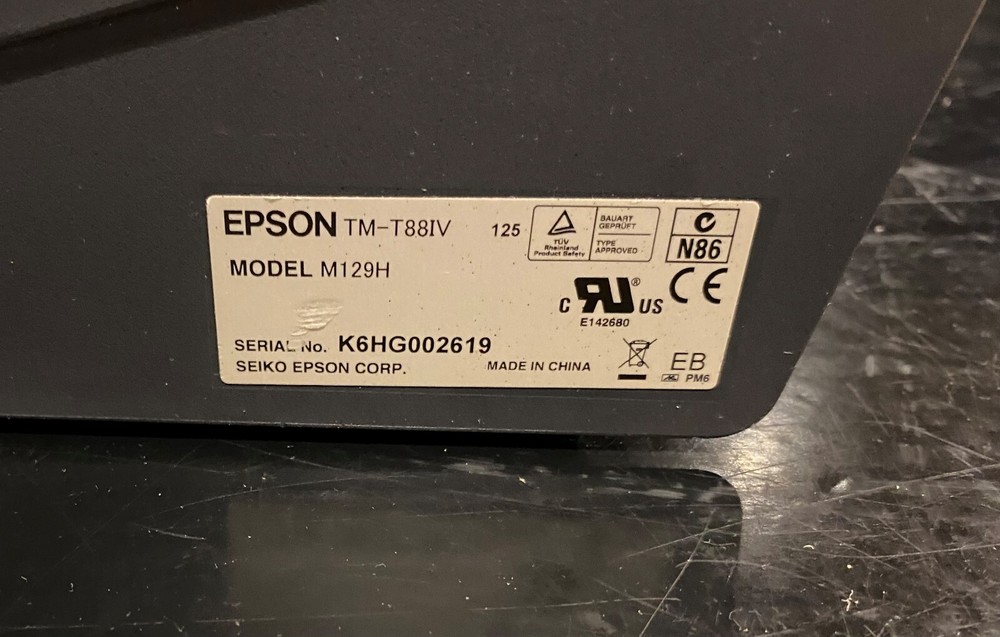 Micros Workstation 5A System Touchscreen POS Terminal Windows CE 6.0 Stand+Power