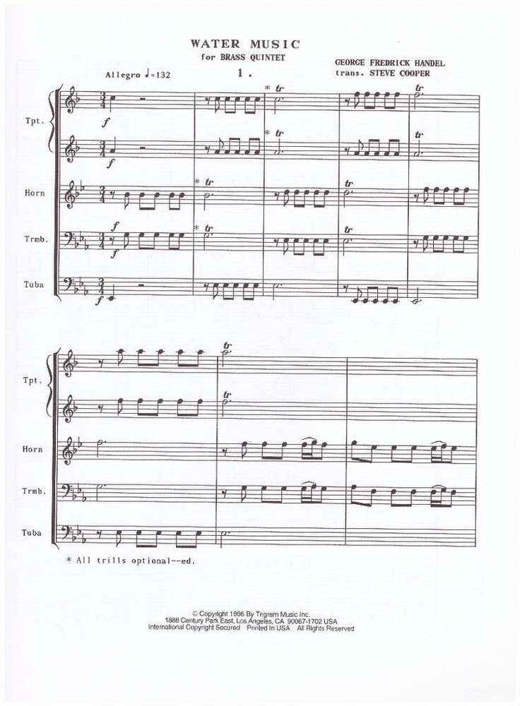 Brass Quintet, Classical Works Music Bundle #3