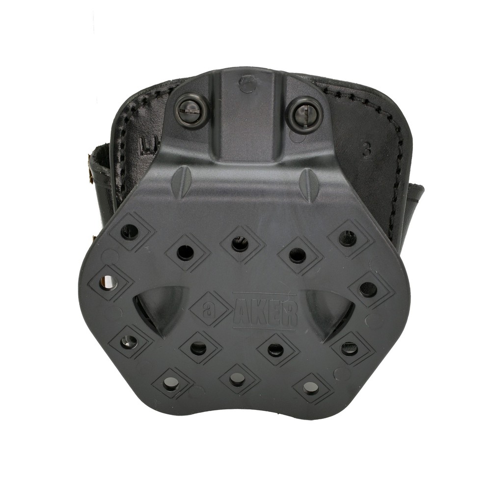 Aker 519A DMS ASP Handcuff Mag Combo Pouch Black Size 3 Left Draw Paddle 9mm .40