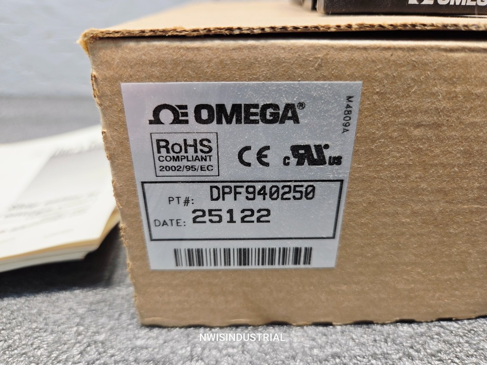 Omega DPF94 Digital DIN counter, Process Meter, DPF940250, RS-485