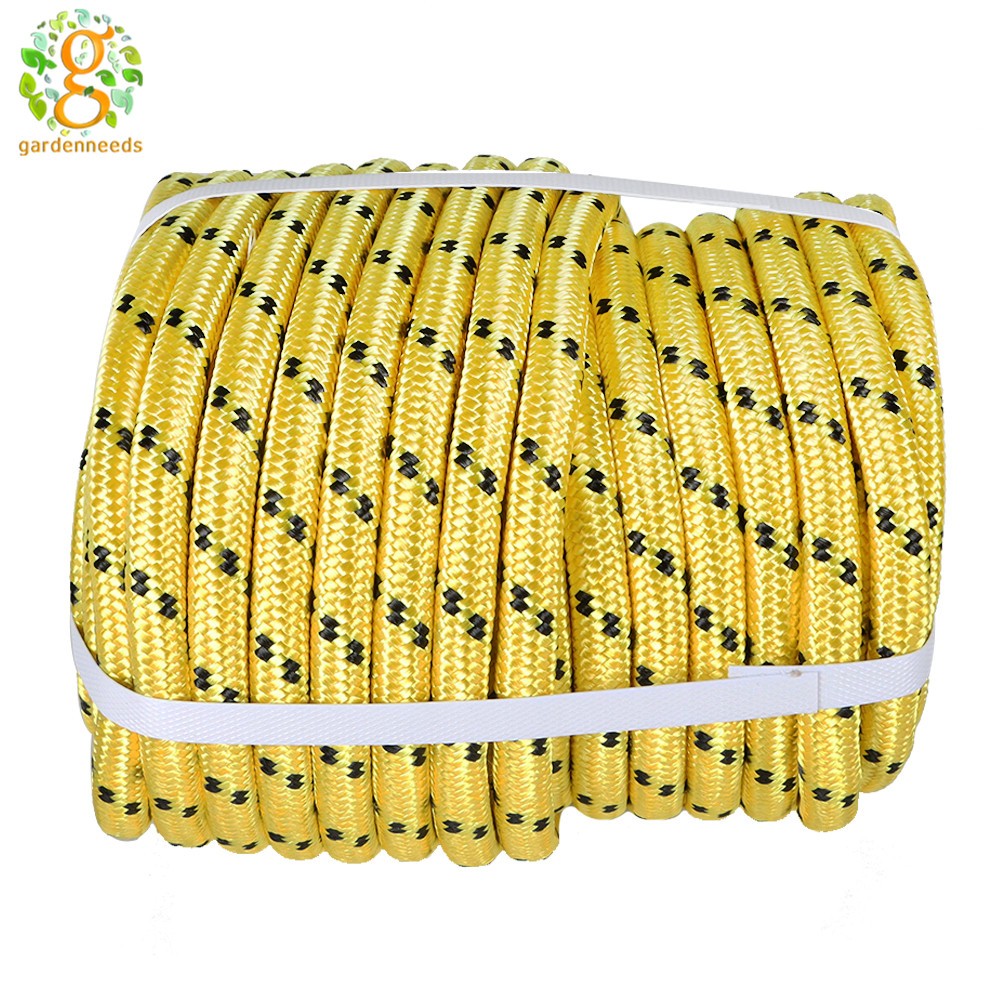 Heavy Duty Double Braid 1/2"x100’ Polyester Rope Sling 5500Lbs BREAKING STRENGTH