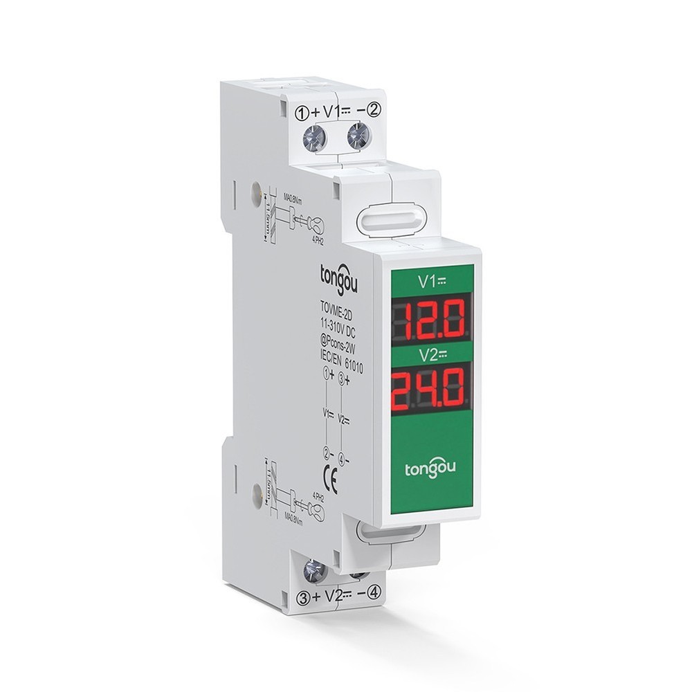 Innovative Design Meets Functionality in this Dual Way Volt Meter on Rails