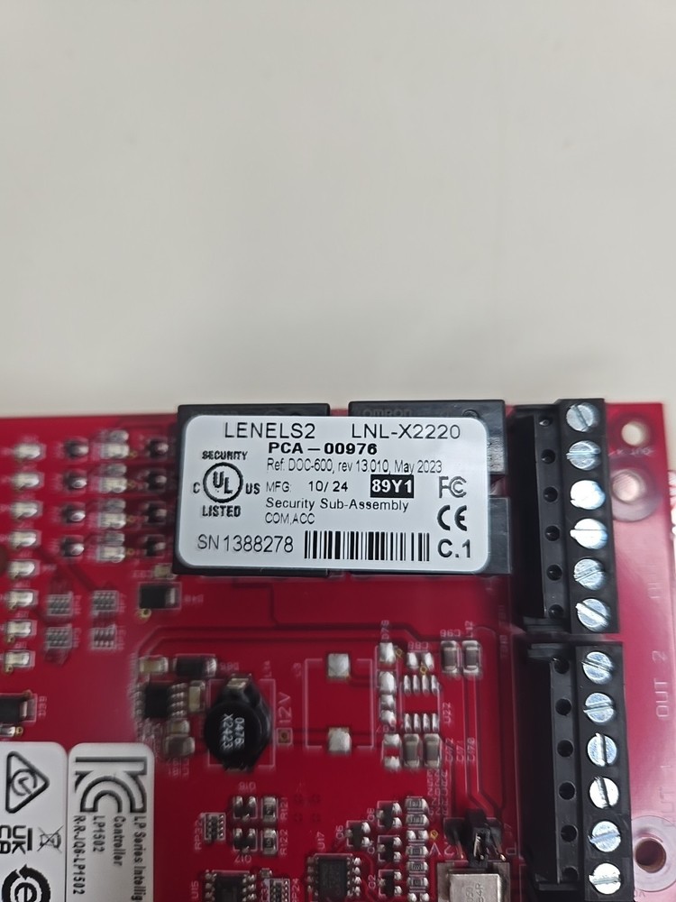 Lenel LNL-X2220 Intelligent Dual Reader Controller