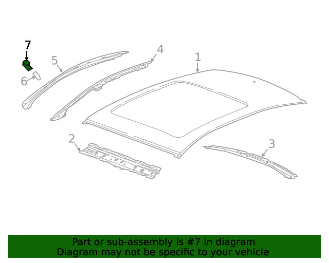 Genuine GM Upper Outer Body Hinge Pillar Baffle 90925264