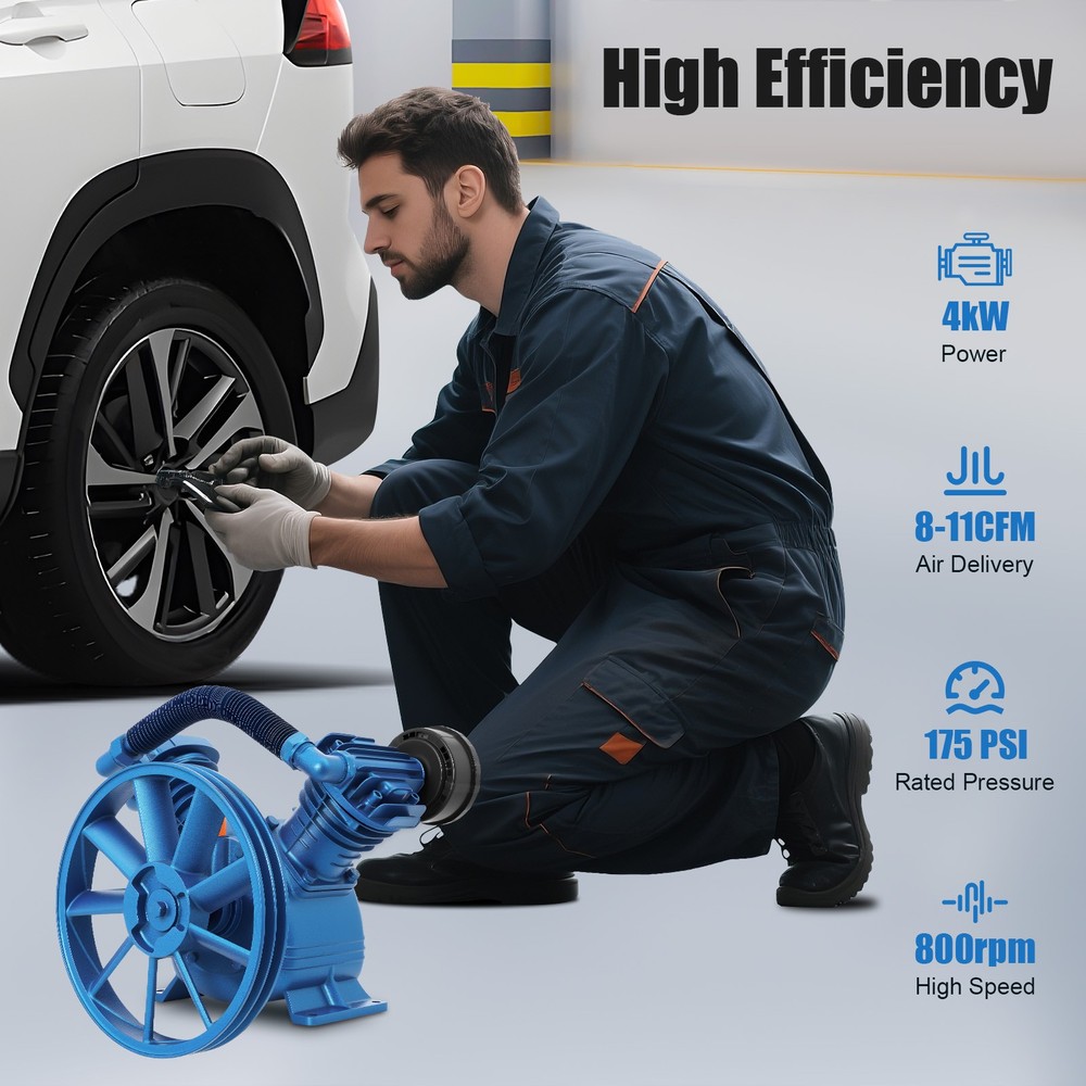 2-cylinder Air Compressor Pump Head, Portable air Compressor Pump Head