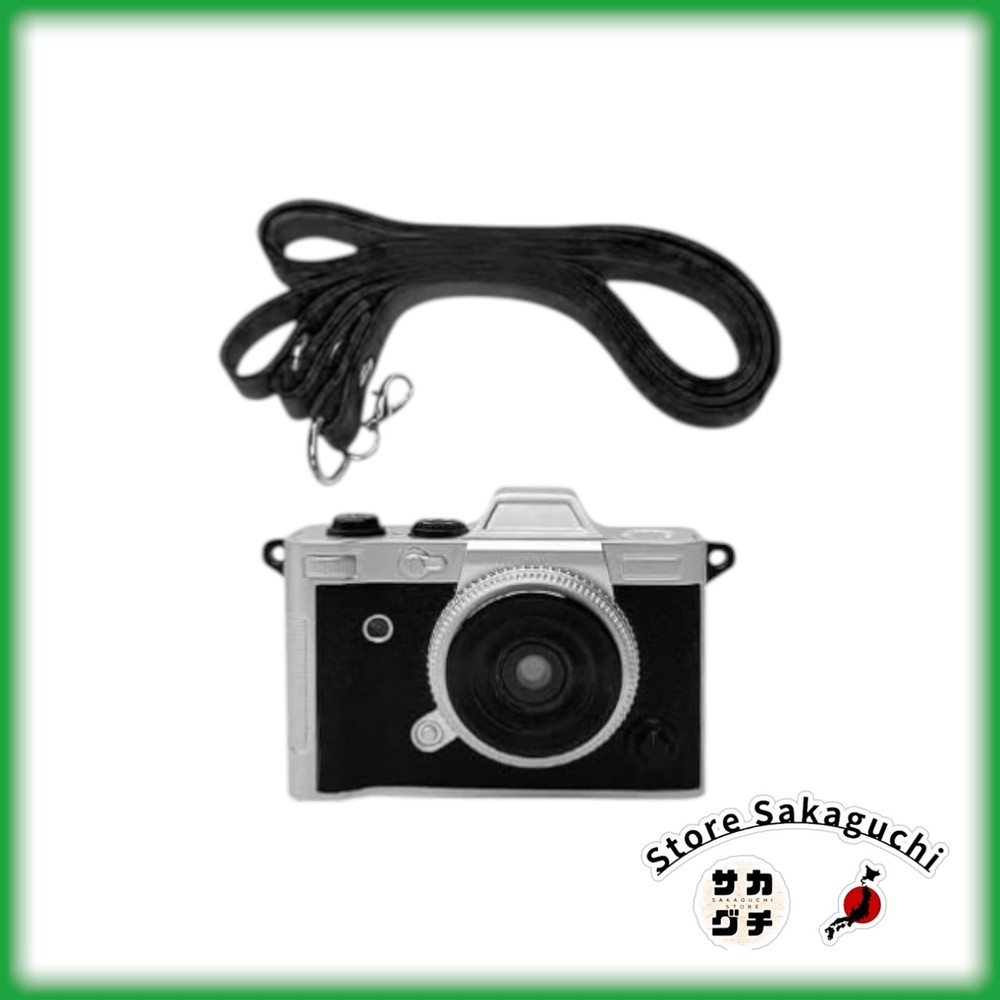 HARU Mini Retro Compact Digital Camera 20MP 2K Video CCD Black