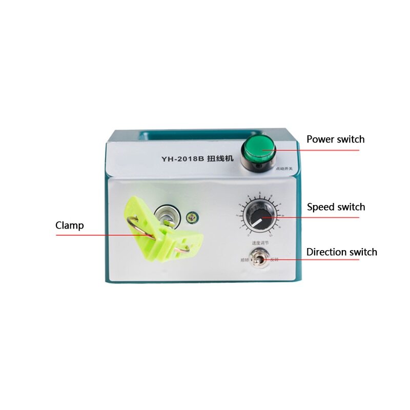 Pedal Electric Adjustable Speed Twisting Machine Braided Wire Twisting Machine