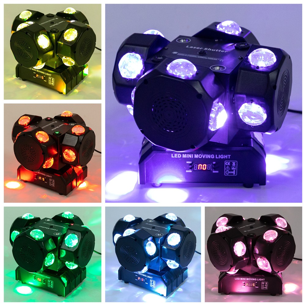 DJ Light Rotating Strobe Light DMX 512 200W Stage Lighting Effects Party Lamp