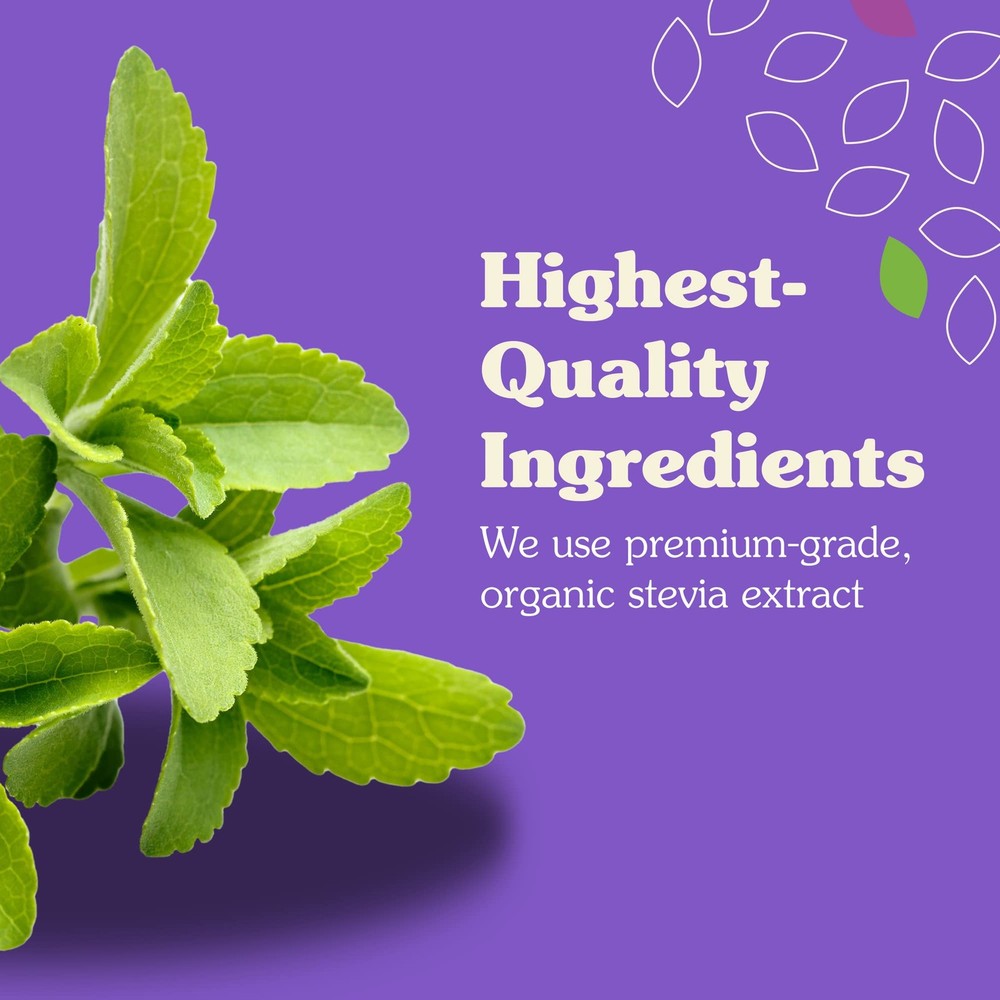 Stevia Powder Packets, Zero Calorie Sugar Substitute, 100 Count, Single-Serve