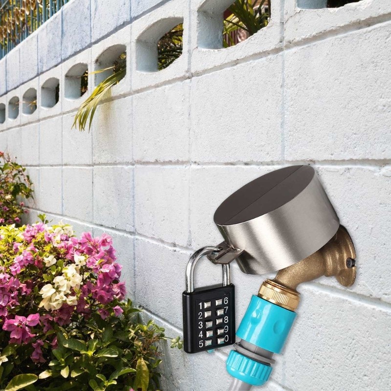Gate Valves Locking Device with Lock Outdoor Lock Water Spigot Lock