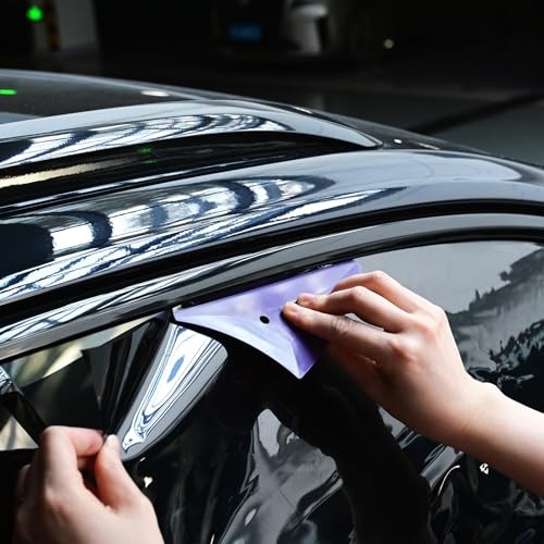 3PCS Window Tint Triangle Squeegee Set with Different Hardness – Professional