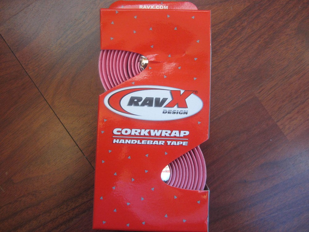 RAVX DESIGN CORKWRAP PINK HANDLEBAR TAPE WRAP