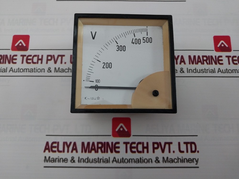 RS 312-915 Analog Voltmeter FSD. 0/500V