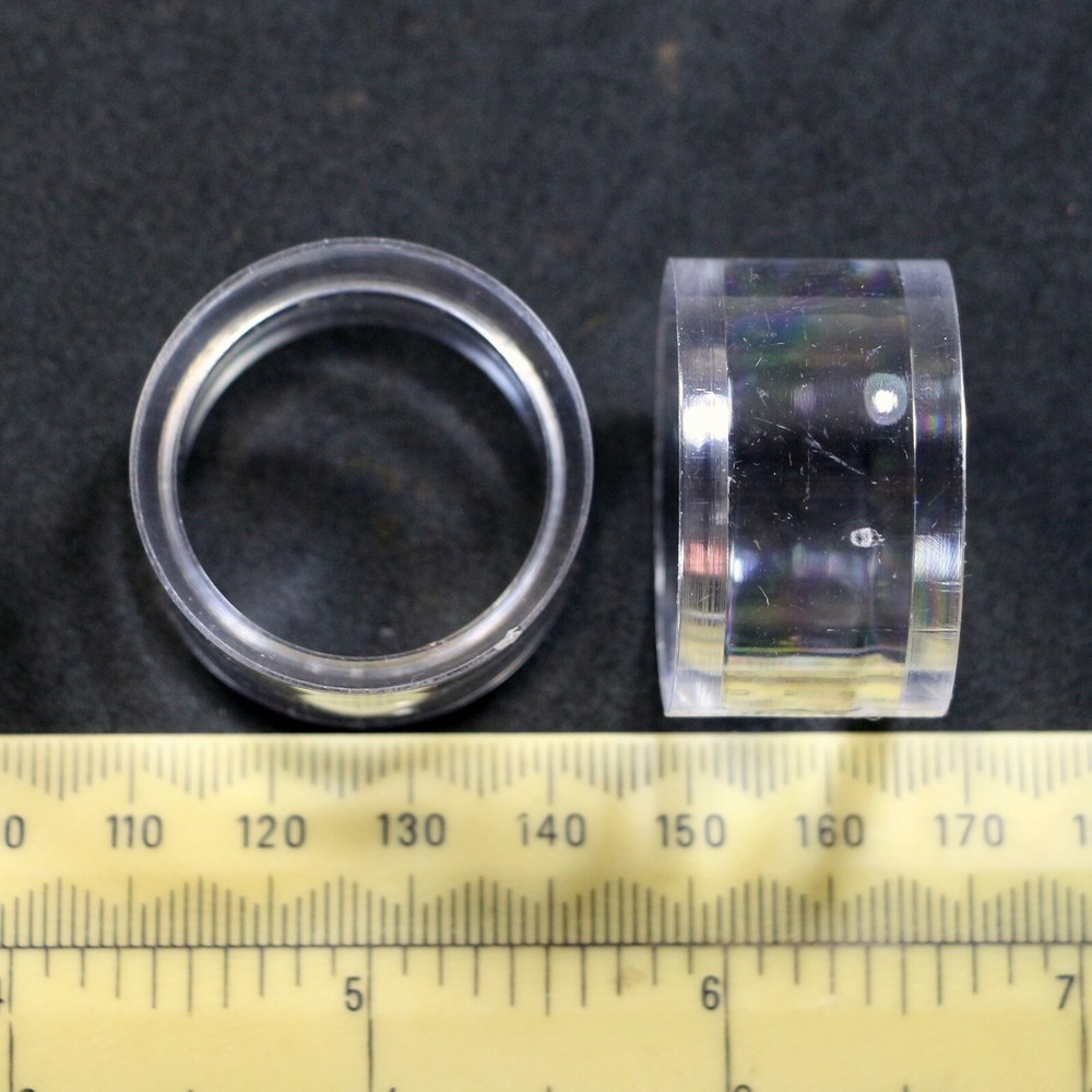 MEDIUM Plastic Display Rings Stands for Quartz Crystal & Stone Spheres (5)