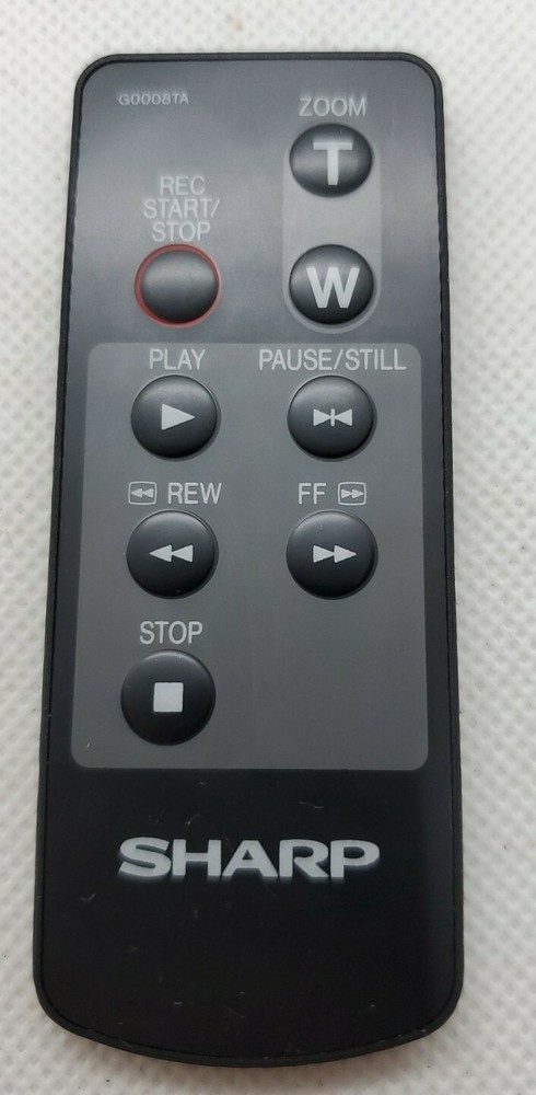 ORIGINAL Sharp G0008TA Camcorder Remote Control
