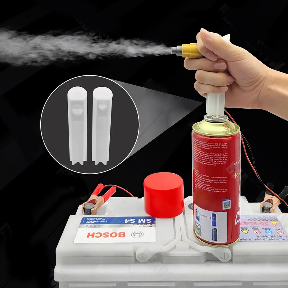 Cleaning Tools DIY Kit Set Fuel Injector Tester Cleaner & Adapter 8 Pulse Modes