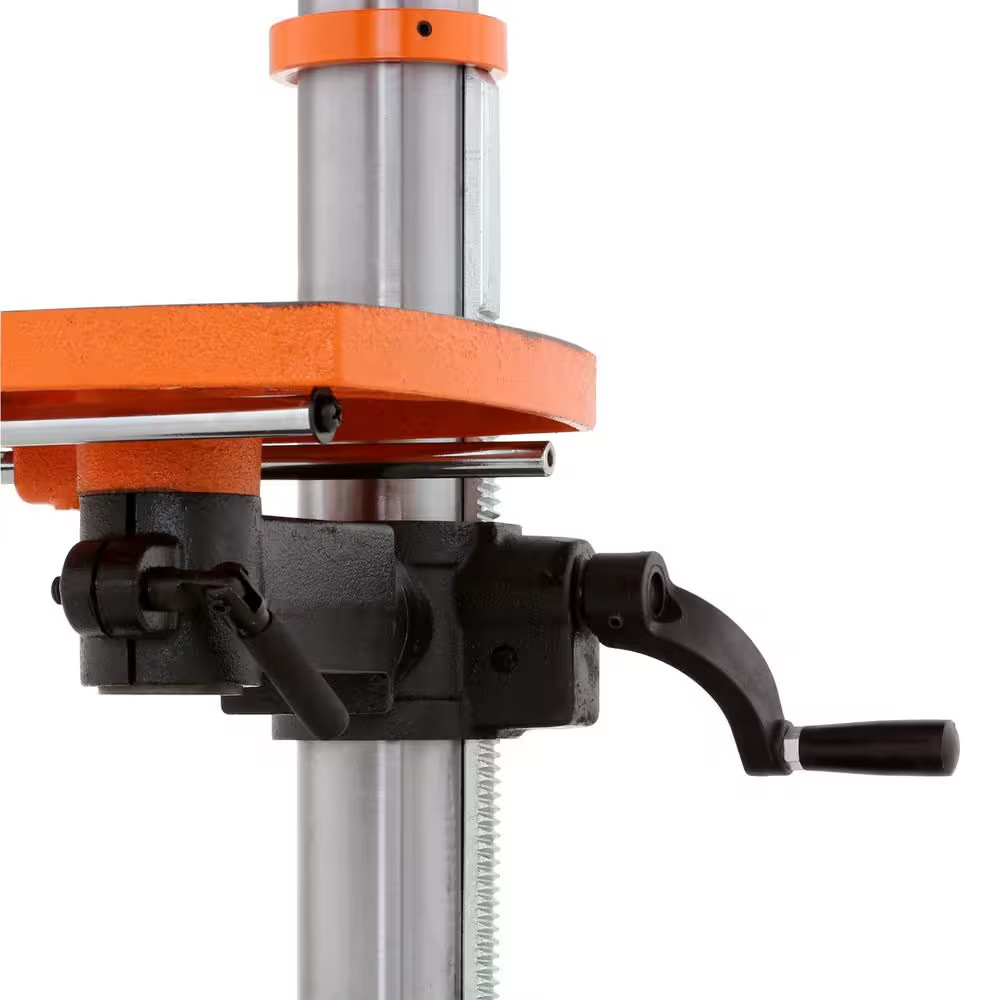 5-Amp 12 In. Variable Speed Cast Iron Benchtop Drill Press with Laser, Work Ligh