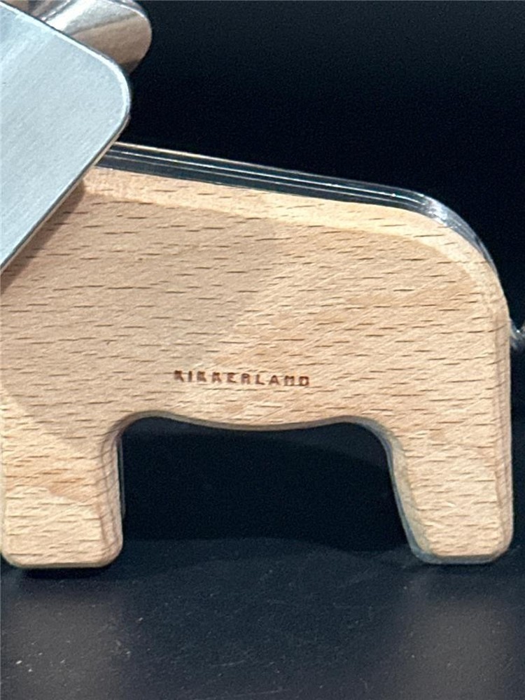 Kikkerland Elephant Beech Wood 4" Stainless Corkscrew New