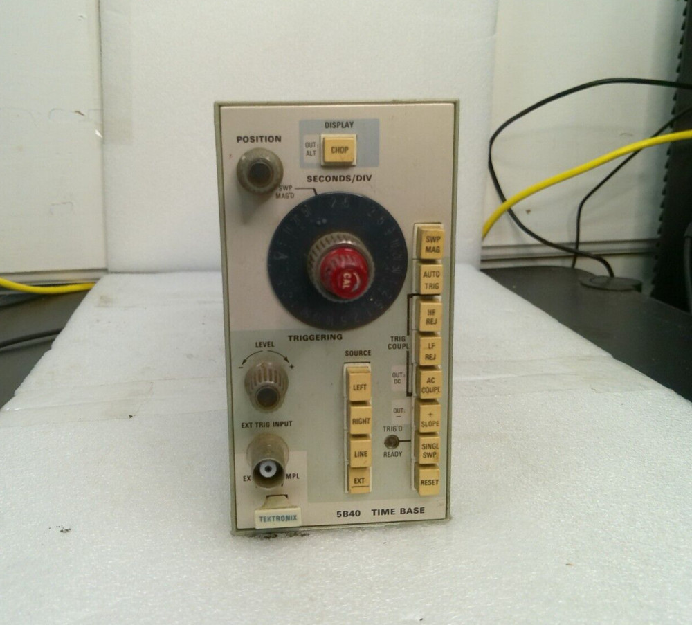 Tektronix 5B40 Time Base Plug in Module