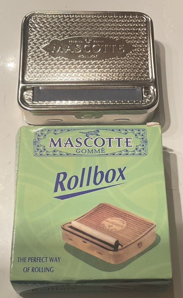 Mascotte Gomme Cigarette Rolling Machine Rollbox Tin Tobacco Roll Machine New