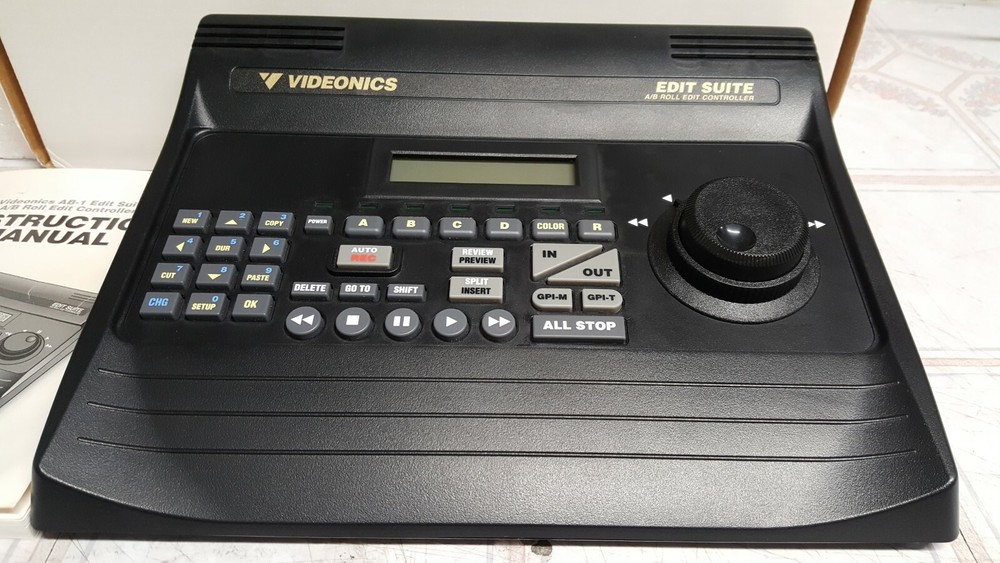 Videonics AB-1 Edit Suite A/B Roll Edit Controller Video Editor In Box USED