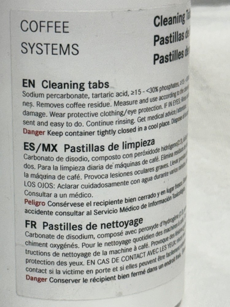 Franke Cleaning Tabs/Coffee System (100 Pieces) ~EXP: 1/27