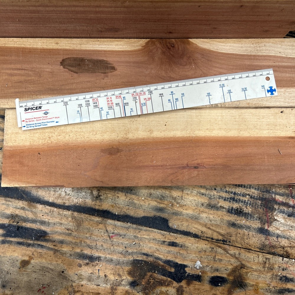 Spicer Form 3310-15 Yoke Ruler