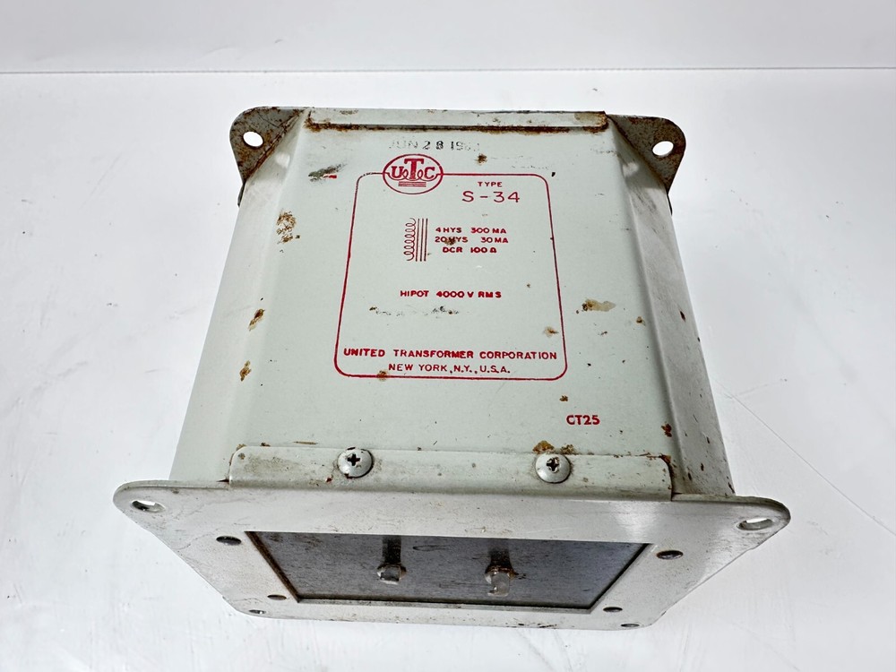 UTC Series Filament Transformer Type S-34
