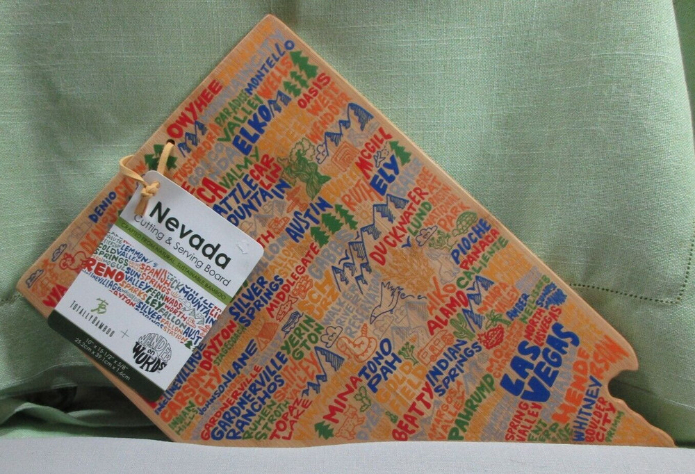 Nevada Charcuterie Board cutting board NEW Shark Cootie