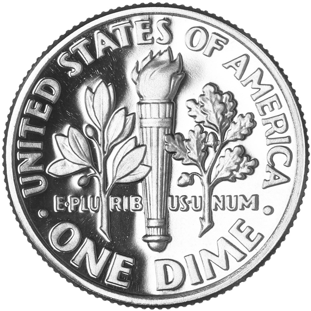 1992 S Roosevelt Dime Gem DCam Proof CN-Clad