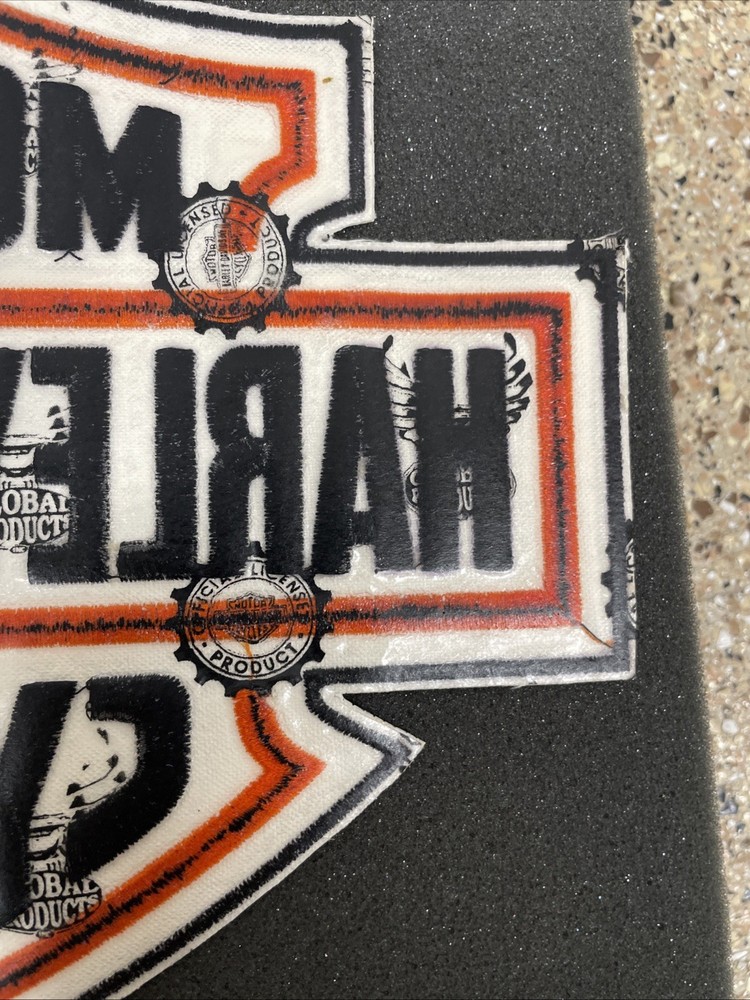 Harley Davidson HD Motor Cycles Shield ~10.75" jacket patch c/e