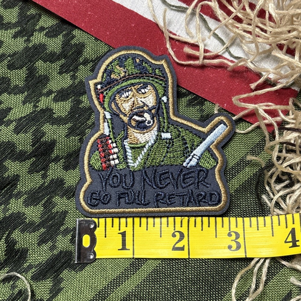 You Never Go Full Ret… Morale Patch ~3x3” Hook & loop Tactical Gear Patch