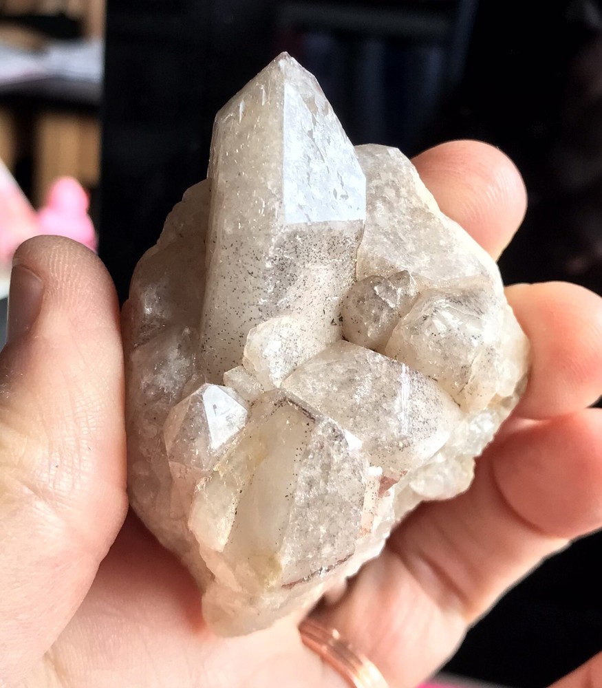 Colorado polka dot quartz crystal