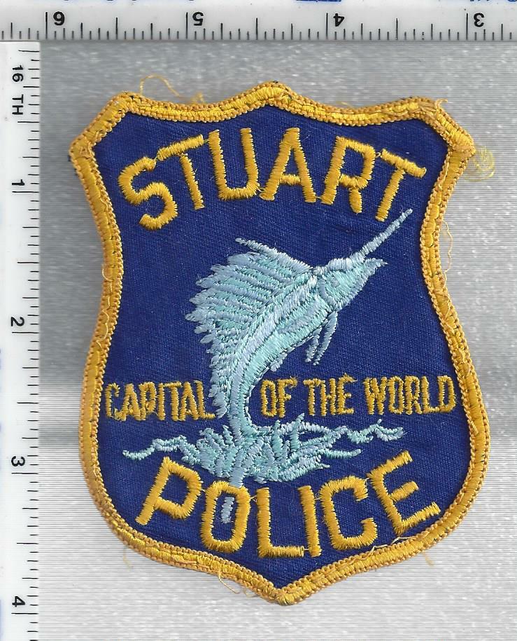 Stuart Police (Florida) 2nd Issue Uniform Take-Off Shoulder Patch