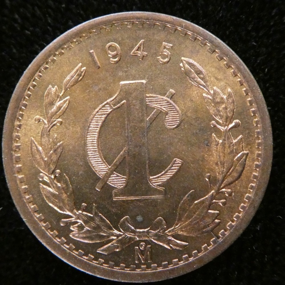 1945 Mexico 1 Centavo BU KM 415 (338)