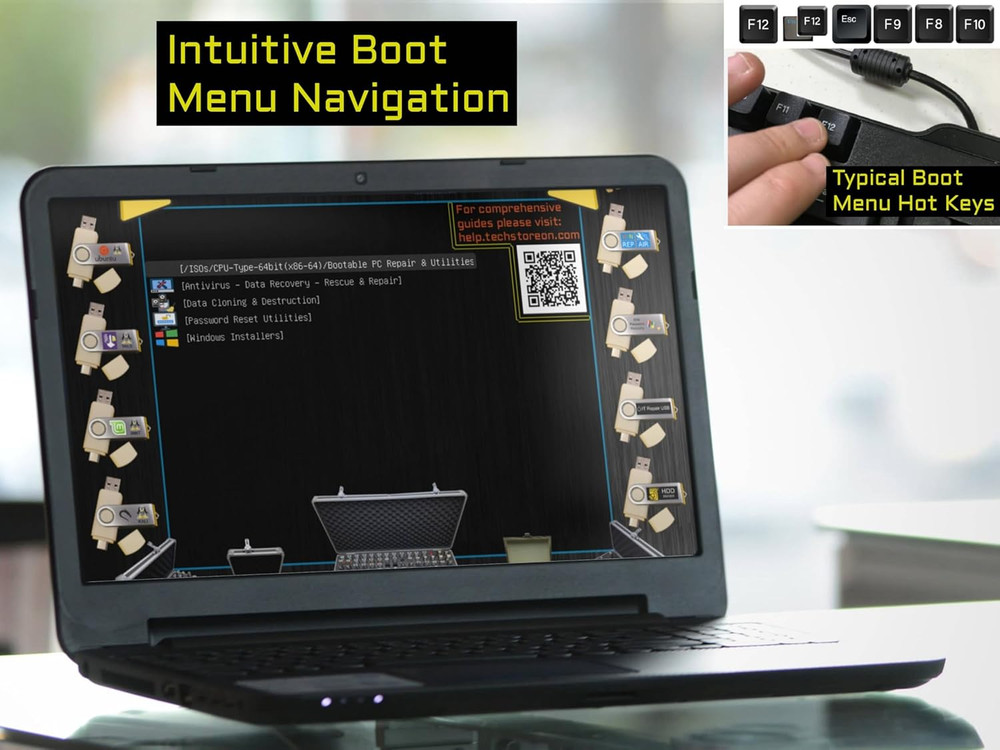 Computer IT Repair Bootable USB Flash Drive – Antivirus, Data Recovery & Passwor