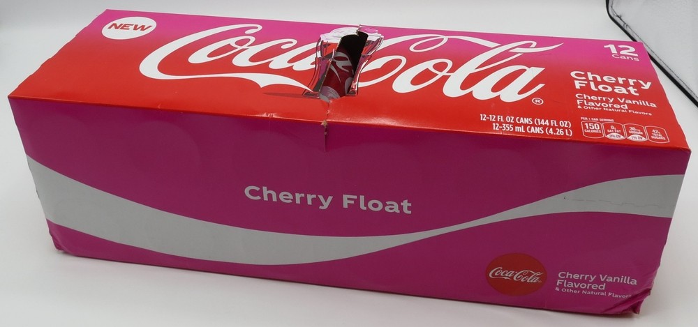 Coca-Cola CHERRY FLOAT 12 Pack  12oz Cans USA 10/2026 fridgepack