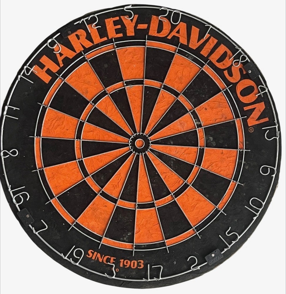 Harley Davidson Genuine Bristle Dartboard