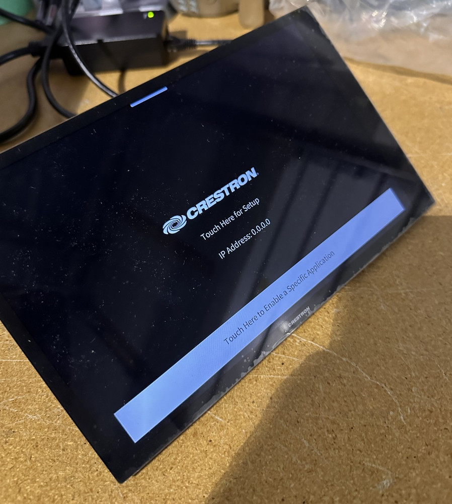 Crestron TSW-1070-B-S Touch Panel - Used