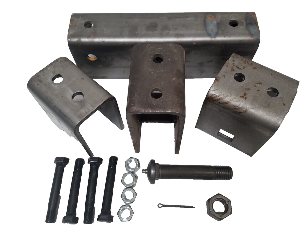 Tandem Axle Slipper Spring Trailer Hanger Kit 2" Heavy Duty 12" Equalizer 8000#