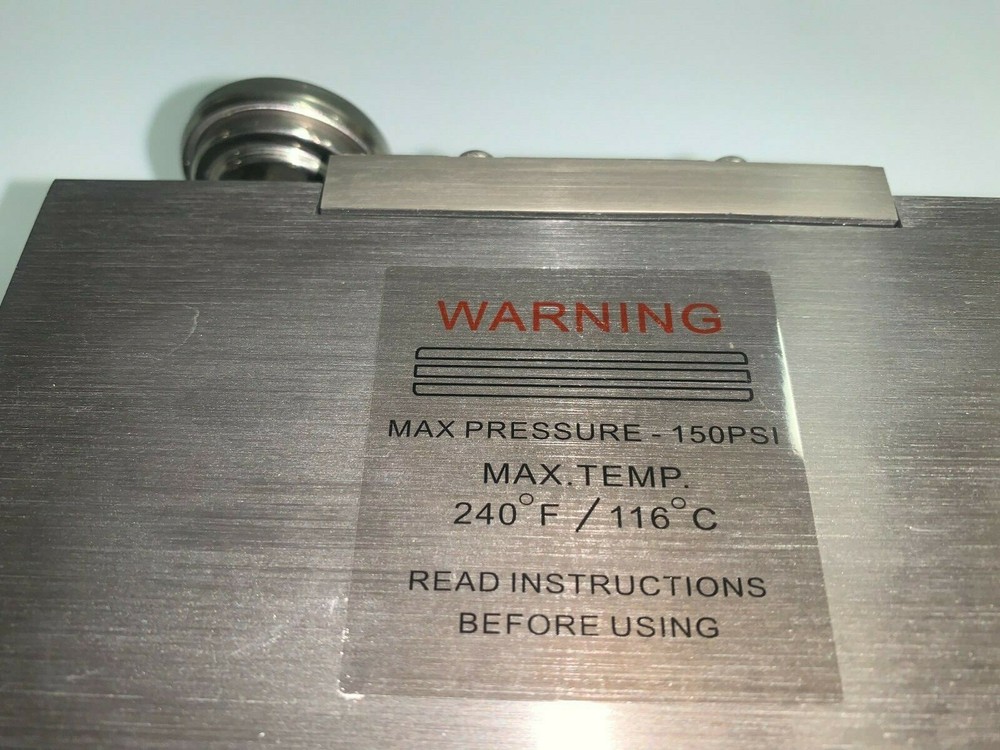 NEW in BOX - Plastic Process Equipment #VF12D100G Visionflow Flow Meter