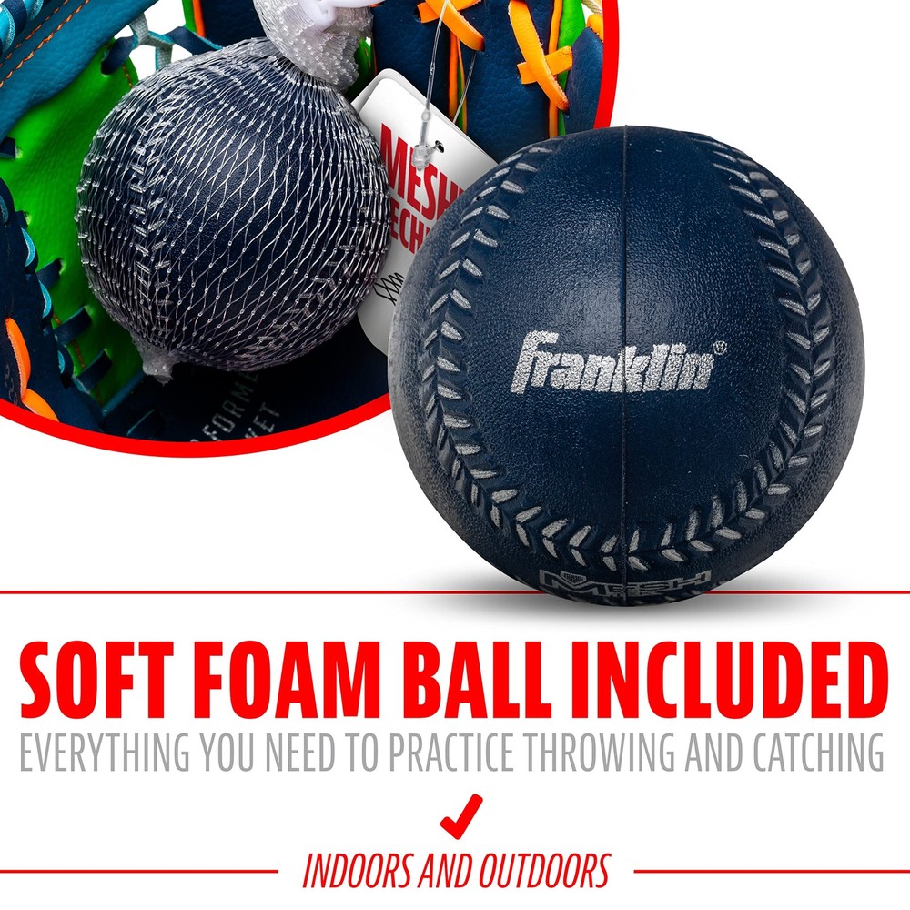 Franklin Sports 9.5" Left Teeball Glove Royal