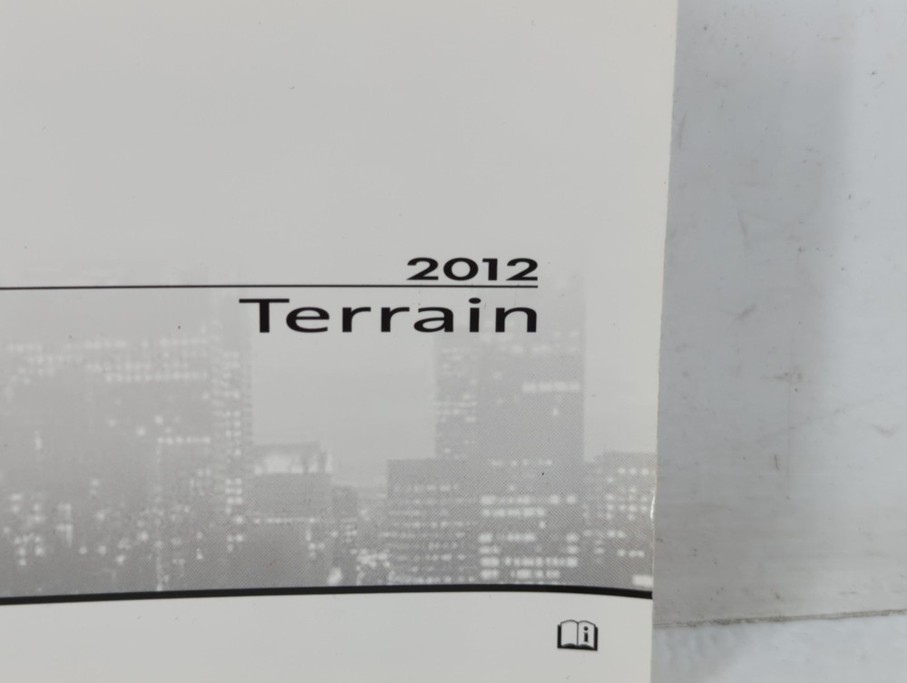 2012 Gmc Terrain Owners Manual Book Guide BBPOL